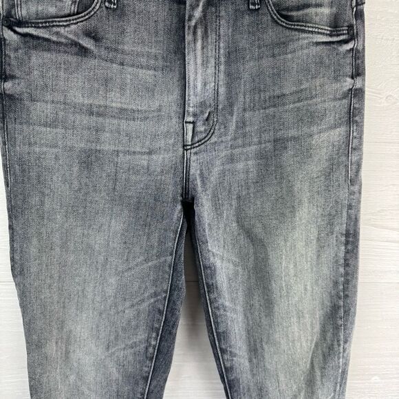 MOTHER Denim High Waisted Looker Ankle Fray High Rise Skinny Jeans - Picture 6 of 11